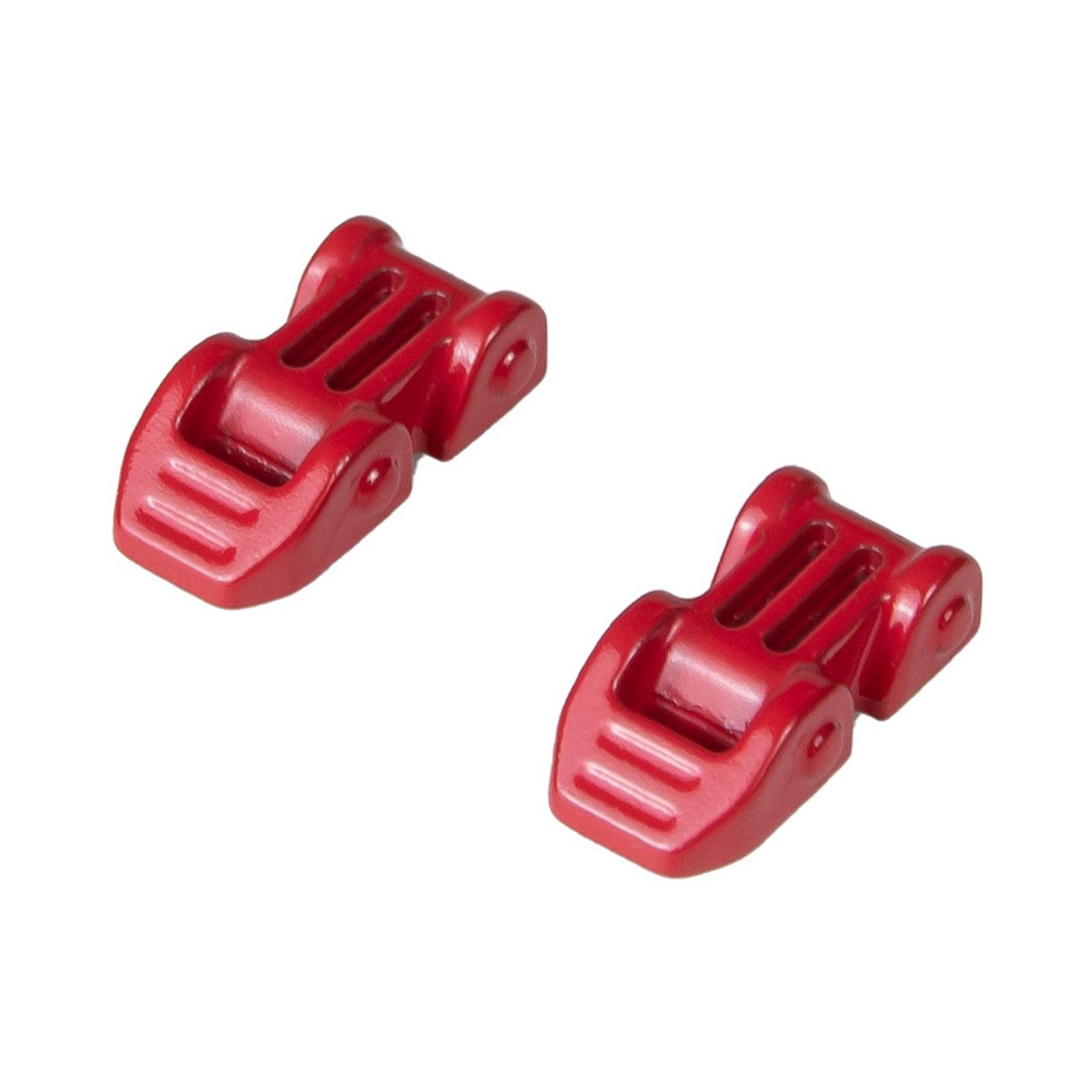 

Pack of 2 Metal Hinges for RC Car Hood Upgrade Easy Installation Lightweight Decorative Accessory червоний