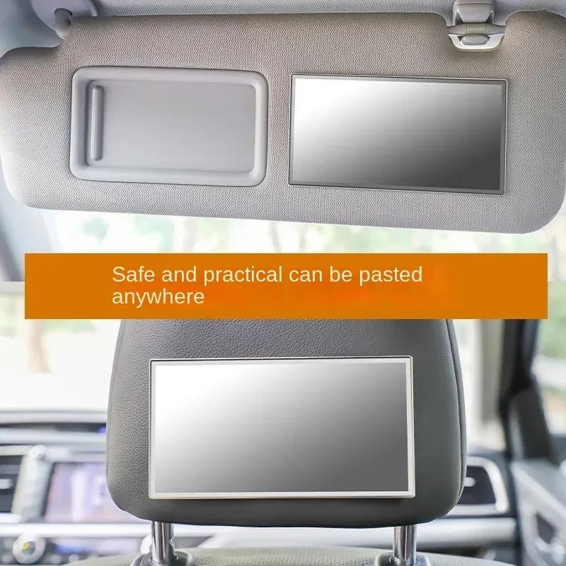 Universal Car Sun Visor Makeup Mirror Auto Stainless Steel Portable Mirror Car Sun-Shading Visor HD Mirrors Interior Accessories Interior Mirrors6