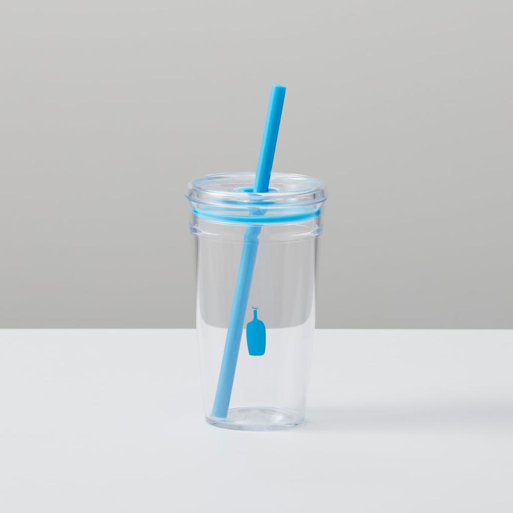 Vaso Frío Transparente Blue Bottle Coffee (16 onzas)