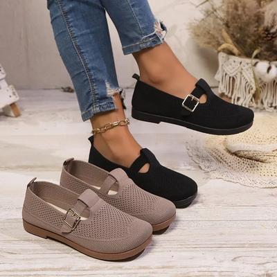 Sieviešu vieglas sporta kurpju šņores ar āķa un cilpas sprādzēm, ērtas, ikdienas, elpojošas, sieta formas, piemērotas pastaigu pupiņu apaviem