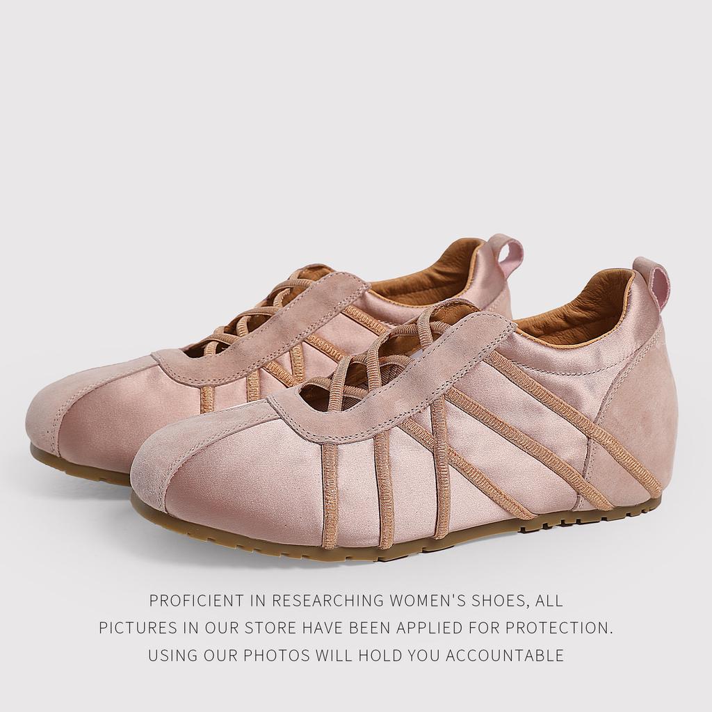 Inner Height Increase 5Cm Silver German Training Shoes Women'S Invisible Inner Height Increase Summer OnePedal SoftSoled Ballet Leisure