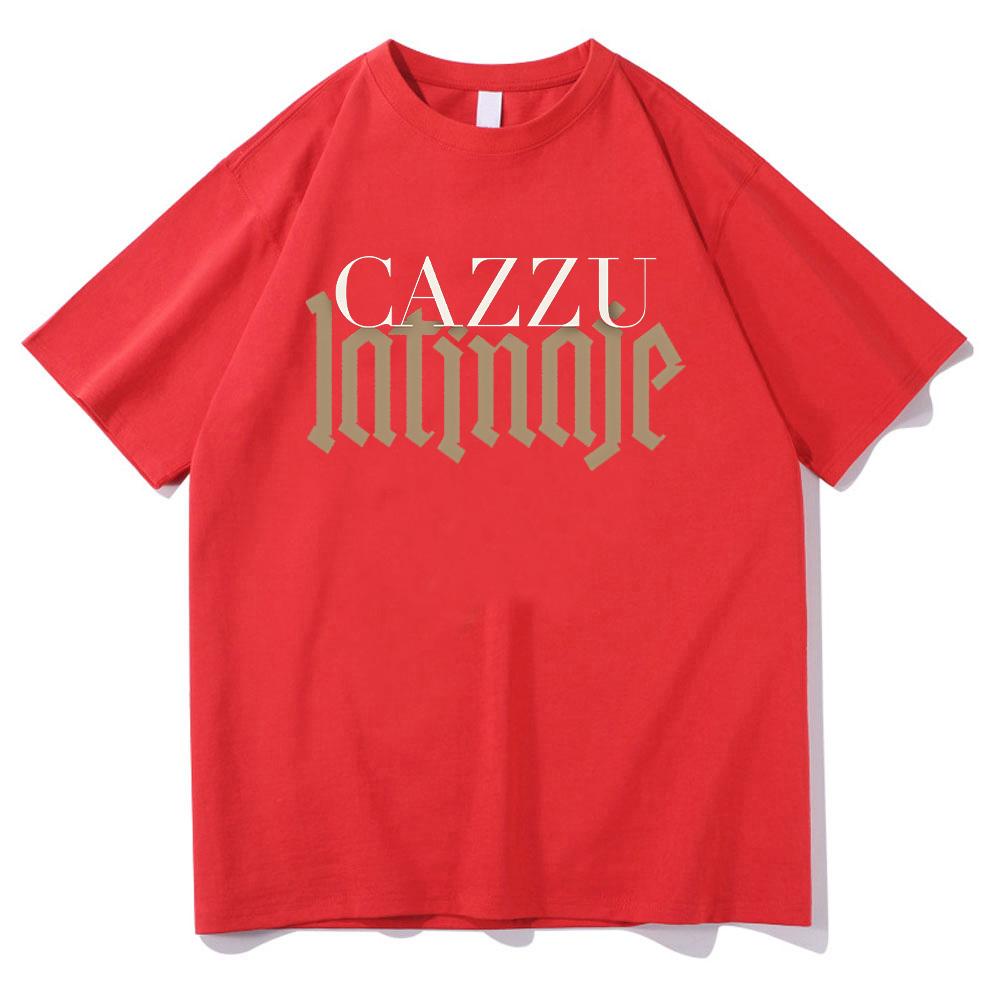 Cazzu Latinaje Album Cotton Tee Crew Neck Summer Clothes T-shirts Vintage Unisex T-Shirt Summer Men Women Short Sleeve Clothes