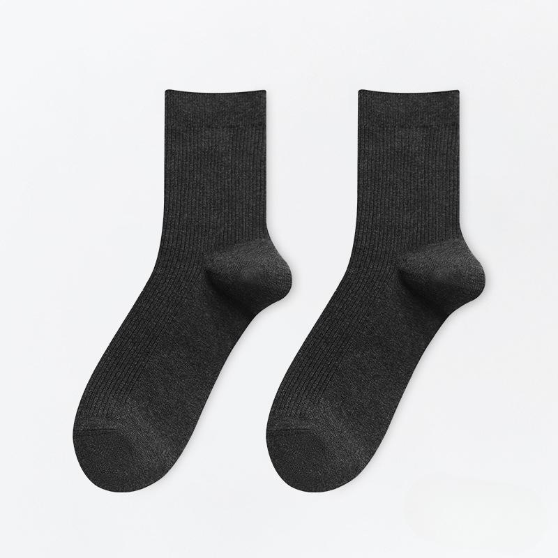 

Носки мужские под прямым углом до середины икры хлопковые мужские носки гребенной хлопок осень и зима мужские чулки хлопок антизапах мужские носки 1 pair темно-серого