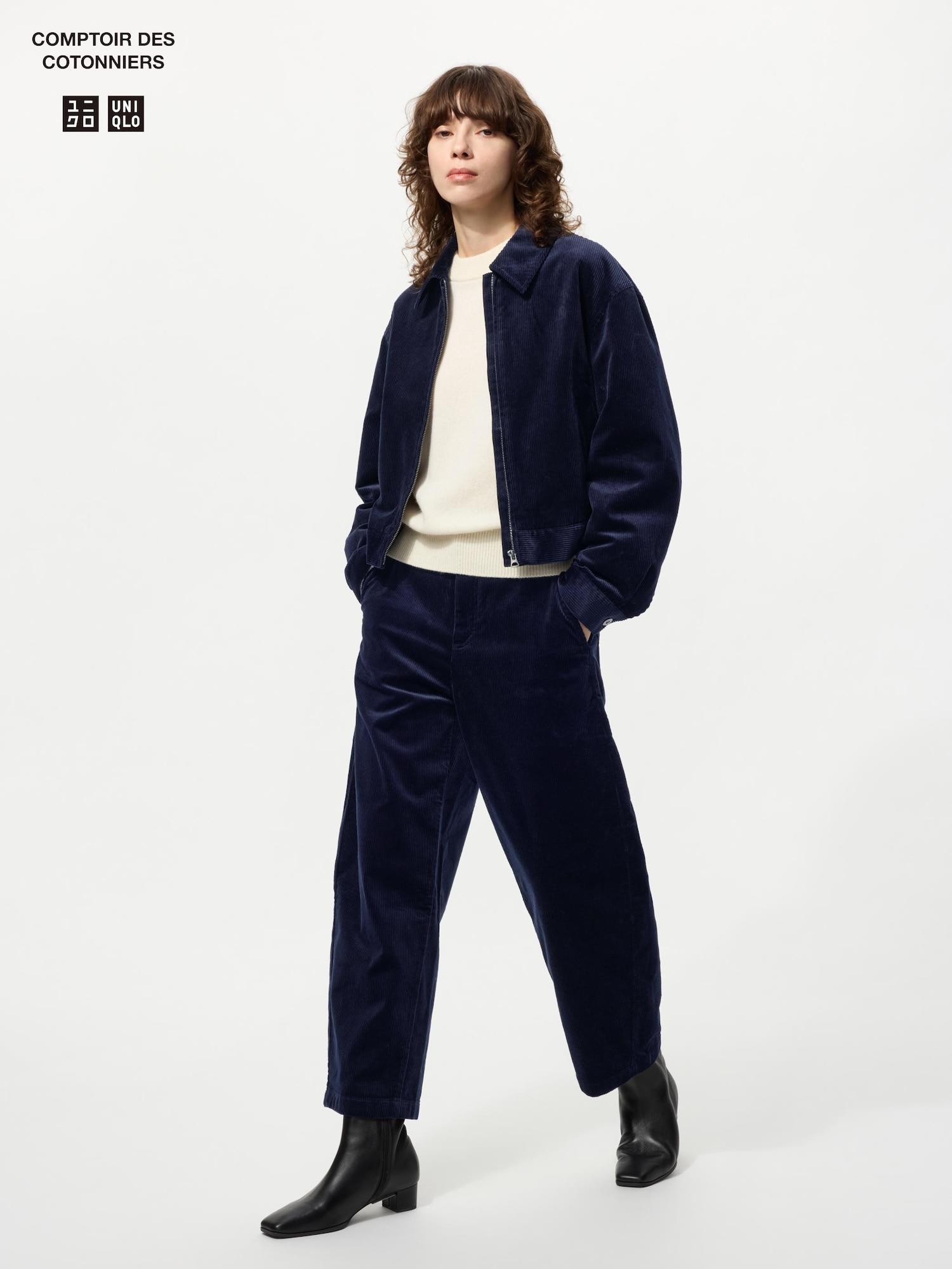 

Uniqlo Вельветовые брюки-кюлоты короткой длины 69 NAVY/3XL