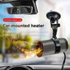 12V 150W Suction Cup Car Heater Windshield Defrost Defogger 2-in-1 Car Heat Cool 360° Rotatable Car Accessories