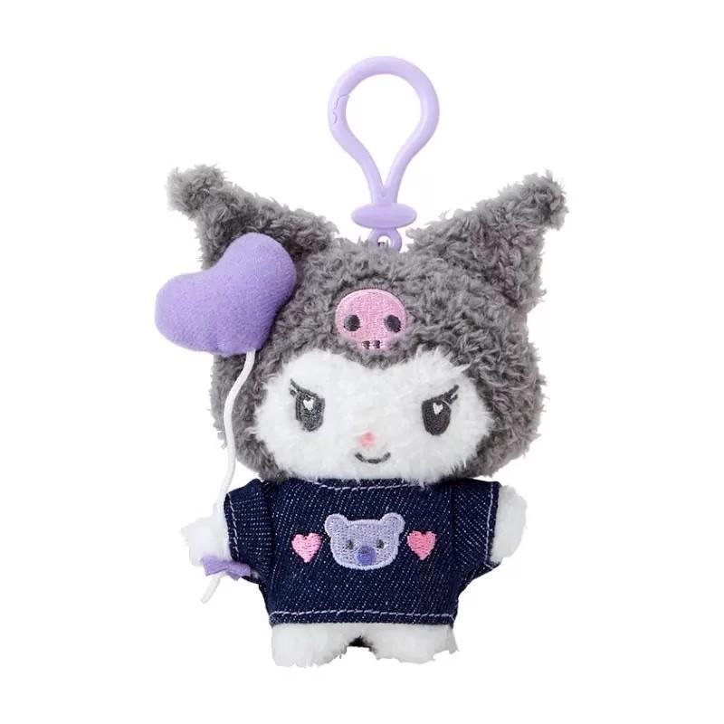 Kuromi Melody Cinnamoroll Hello Kitty Plush Keychain With Soft Short Pile For Kids And Adults Kuromi
