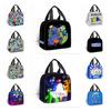 Rainbow Friends Cartoon-Stil Lunchtasche Dicke Aluminiumfolie Isoliert Picknicktasche