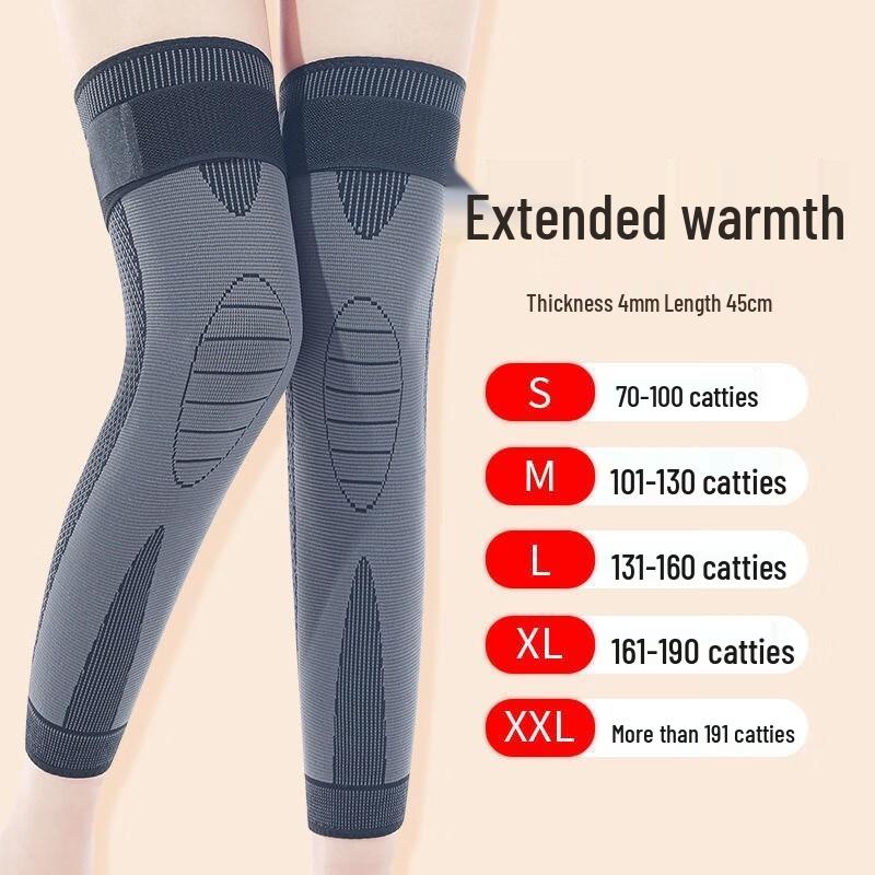 Unisex Extended Compression Warming Knee Brace (Pair)