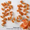 Guirlande de fleurs de cerisier artificielles de 186 cm, guirlande suspendue en soie Sakura pour mariage, jardin, arche, mur, décoration de fête à domicile