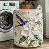 Temu New Quilting Embroidery Dirty Clothes Basket Storage Bucket Storage Basket Laundry Basket