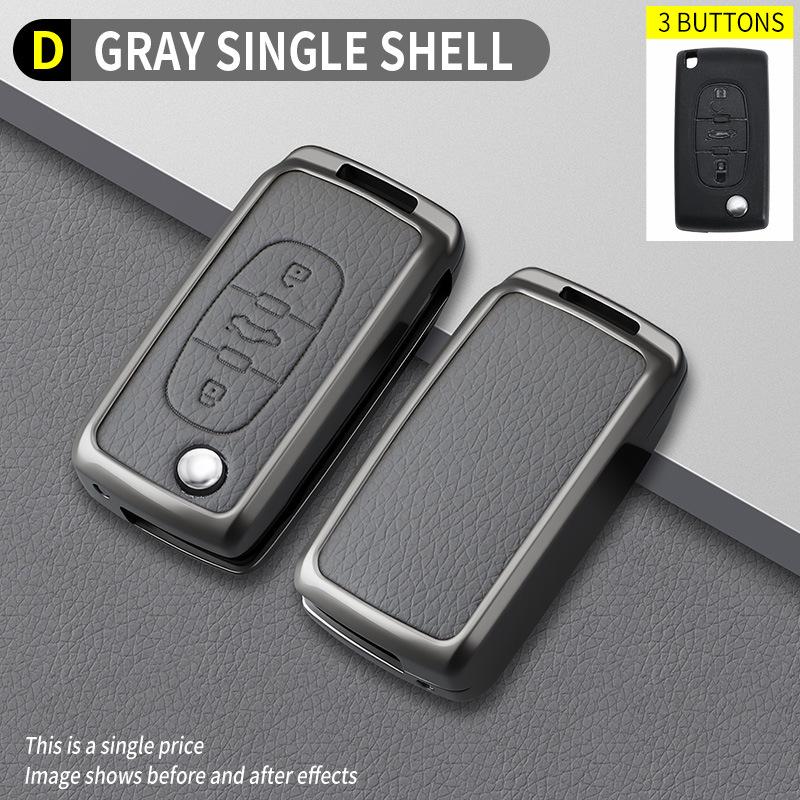 Compatible Peugeot B Model Elephant Grey Key Holder