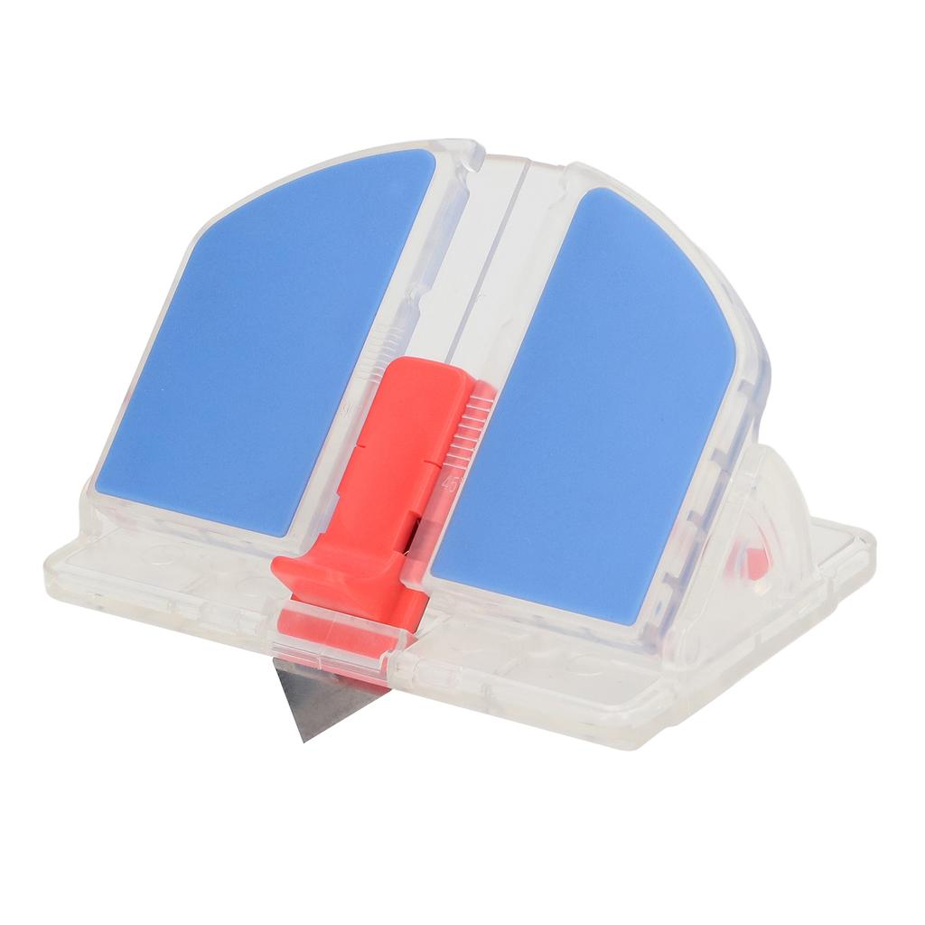 Adjustable Paper Cutter Double Ended Blade 45° Bevel Cutter 90° Straight Cutting Plastic Portable Pa