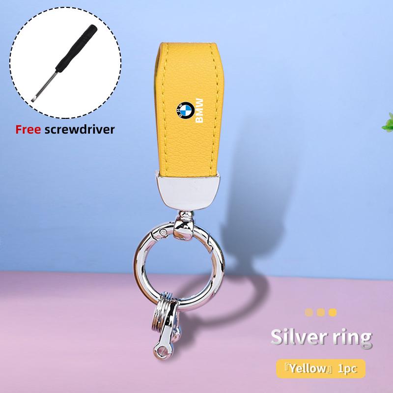 

For BMW Luxury Leather Car Logo Key Chain Keyring Keychain Car Styling G30 G20 M3 M5 E91 E92 E93 E36 E70 X3 X4 X5 X1 E39 F30