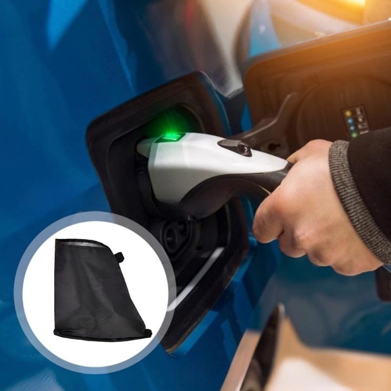Abdeckung für den Ladeanschluss des EV-Autoladegeräts, wasserdicht, für Schnee, Regen, Sonne und Staub, magnetische Adsorption, Abdeckung für den Ladeanschluss des Autos