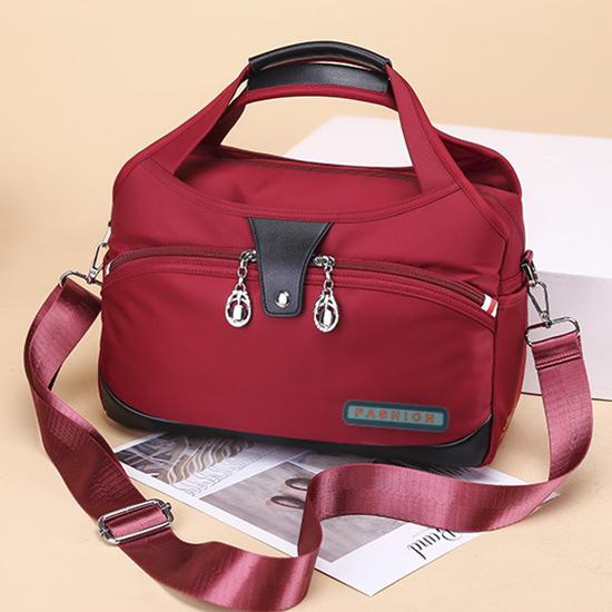 Yogodlns bolso de hombro de nailon para mujer, bolso impermeable, bolso cruzado de gran capacidad, bolso con asa de mujer a la moda, bolso multifunción