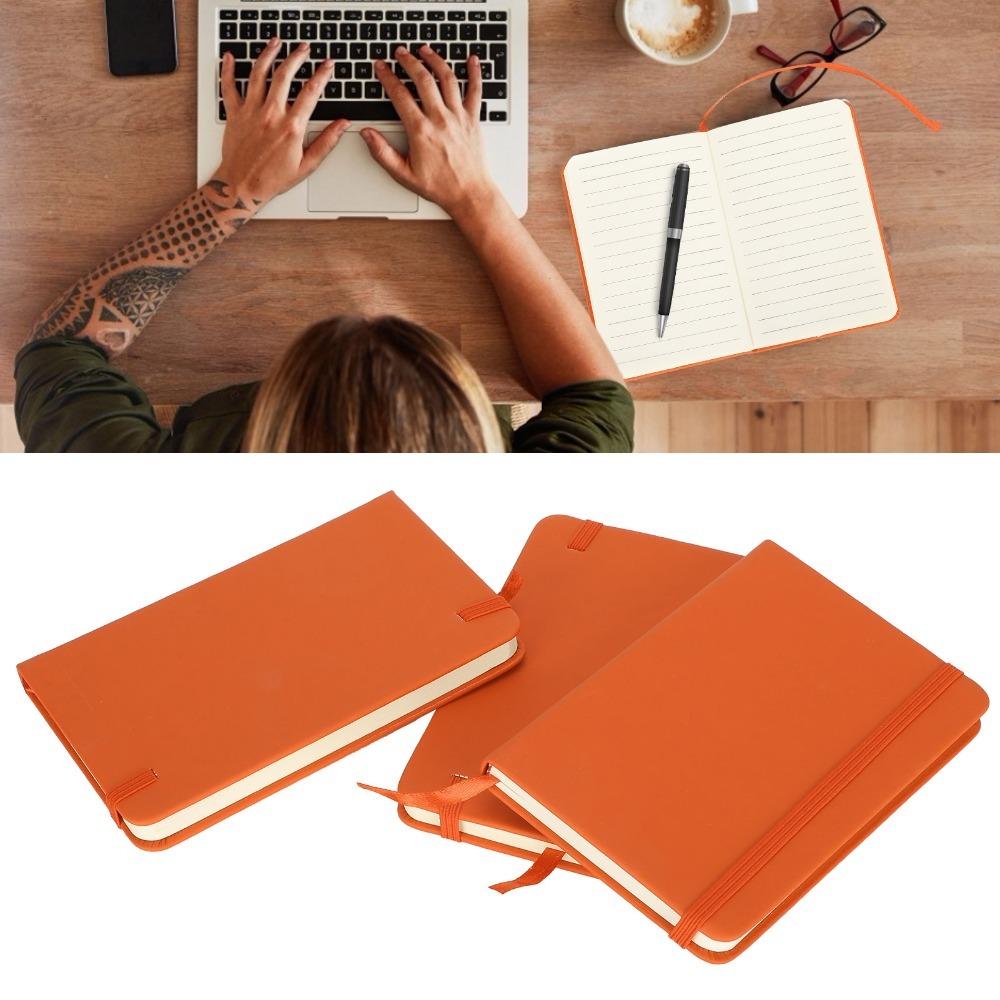 3Pcs Hardcover Notebook A6 Journal Convenient Writing Book School Study