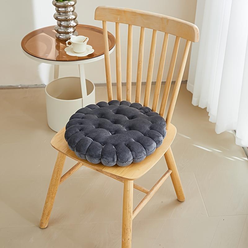 Large Biscuit Shape Plush Cushion,Soft Creative Pillow Chair Seat Pad, Decorative Cookie Japanese Tatami Back Cushion