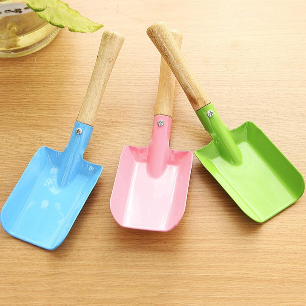 1pc-Mini Garden Tool - Metal and Wood Gardening Hand Tools Small Shovel for Potted Plants and Flower Planting-random color
