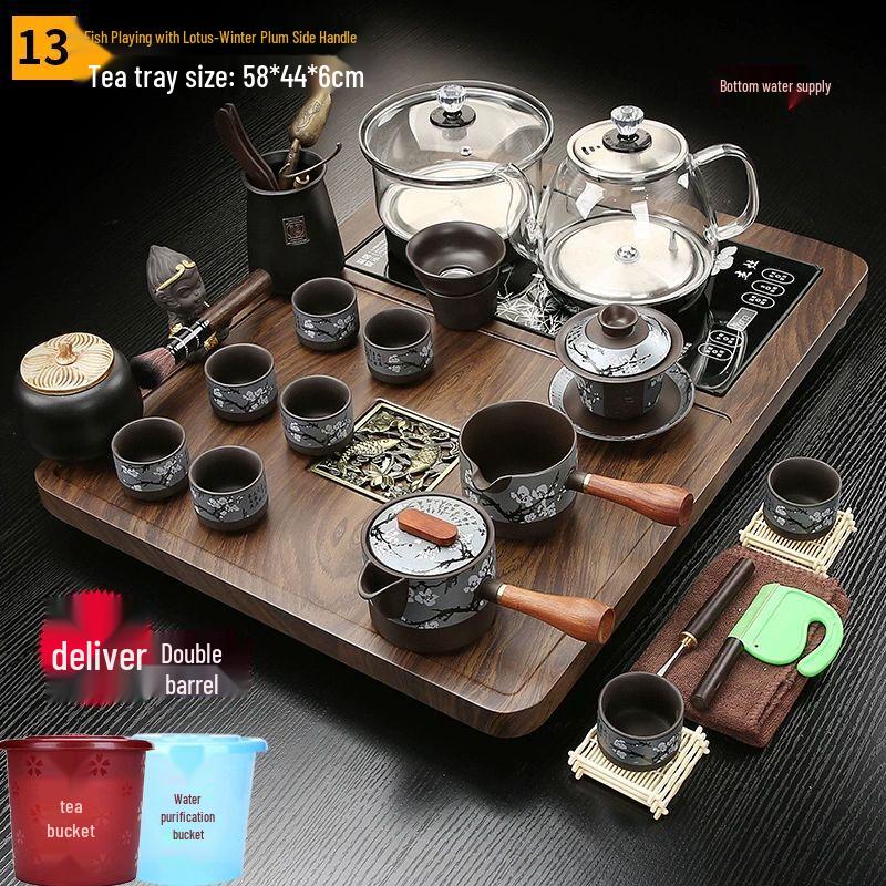 Jiakangming Automatic Zisha Kung Fu Tea Set