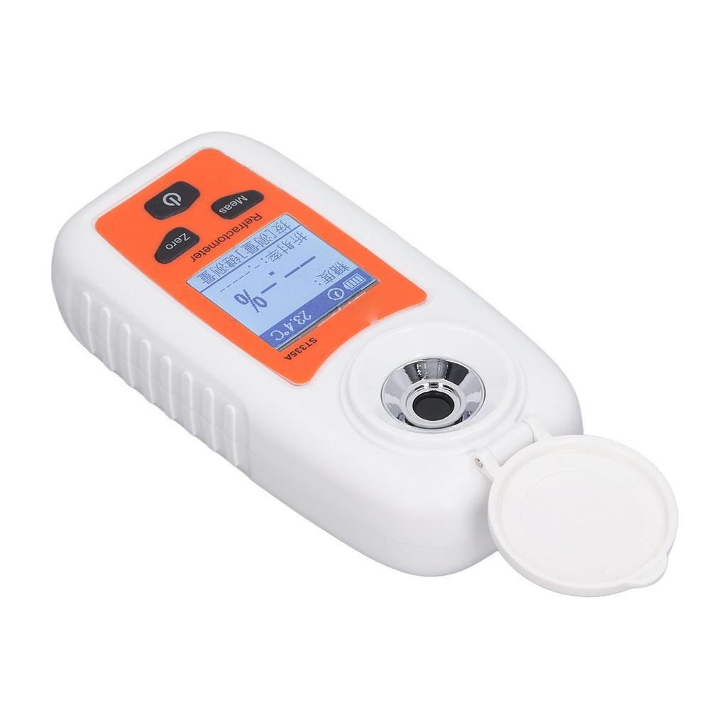 LCD Brix Digital Refractometer Non Slip Dust Proof Cover Digital Brix Sweetness Meter Tester for Fruits