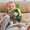 30cm Baby StrawberryDonkey Plush Toy Stuffed Creative Into Fruit Transform BreathingDonkey Sleeping Doll For Kid Birthday Gift