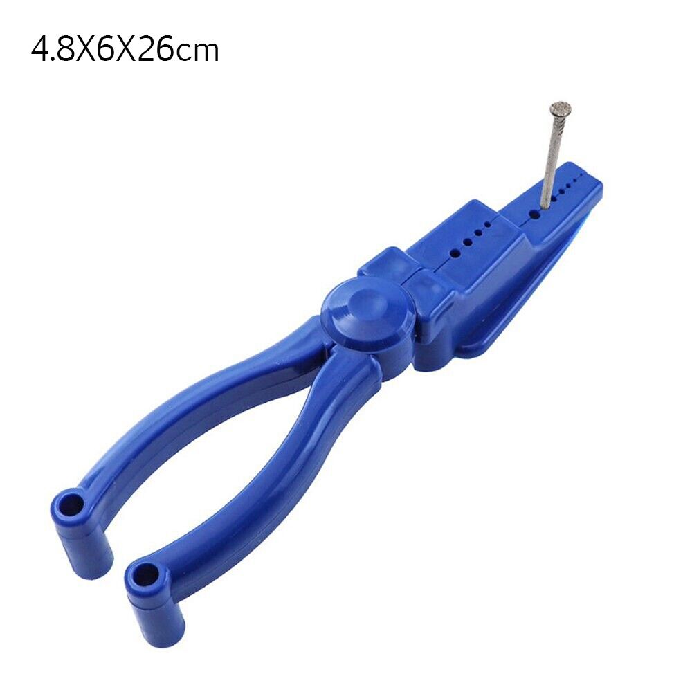 Aid Protector Hand Tool Nail Holder Tool Nailing Pliers Hammer Nail Screw Fixer Finger Protector