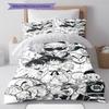 DRAGON BALL Pattern Bedding,Quilt Set Quilt Cover Pillowcase Home Birthday Gift (1 * Duvet Cover + 2 * Pillowcase, Without Core)