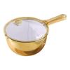 Long Handle Vegetable Drain Basket Double Layer Large Capacity Food Storage Container Rotating Quickly Drain