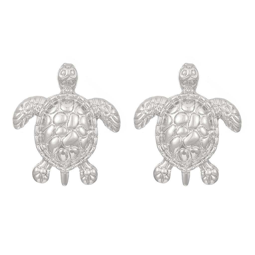 New Original Design Charm Trendy Metal Animal Turtle Stud Earringa for Women Personality Piercing Designer Earrings Jewelry Gift