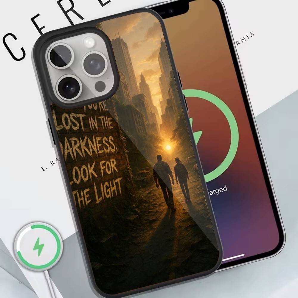 TWD T-The Walking Dead Phone Case For Magnetic Wireless Charge  Cover For iphone 16 15 14 13 12  11 Pro Max Plus Coque