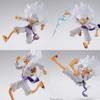 SHF One Piece Gear 5 Luffy Nika Figure Action Model Toy with Multiple Faces Accessories Multi Joint