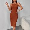 Ladies Elegant Spring and Summer Clothing Casual Sleeveless Tights European and American