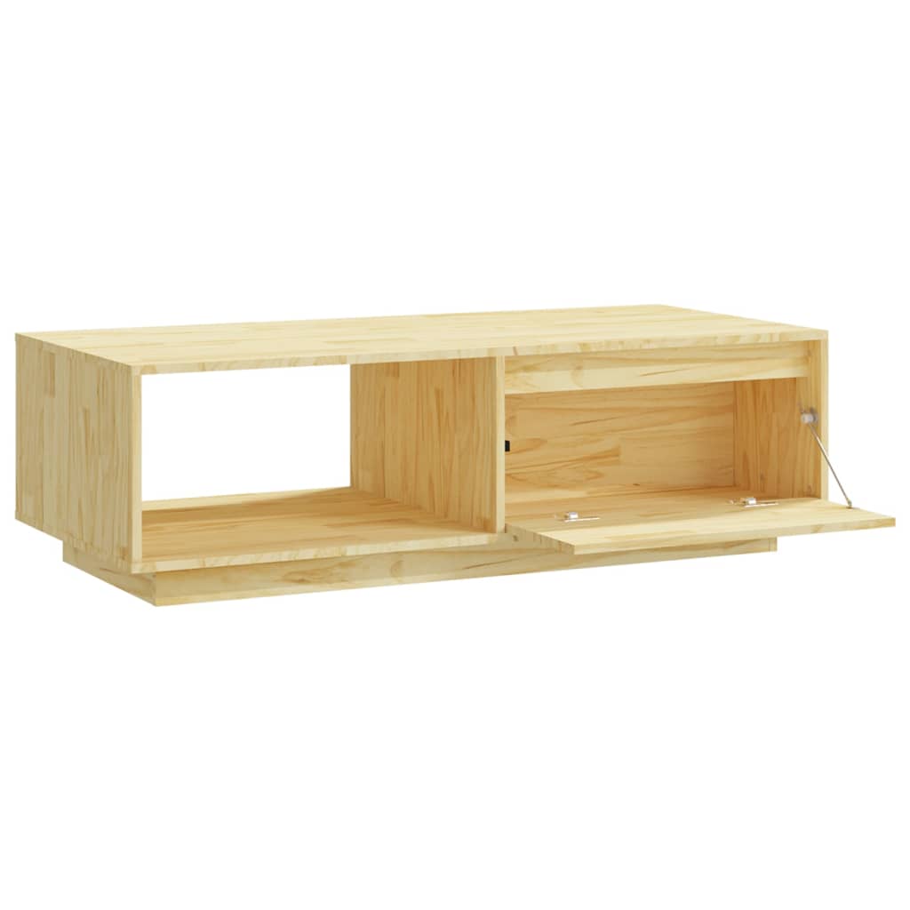 Coffee Table 110 X 50 X 33.5 Cm Solid Pine Wood