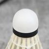 3/6 Adet Badminton Topu Raket Topu Beyaz Kaz Tüyü Uçuş Stabilitesi Dayanıklı Tüy Raket Topu Dış Mekan Antrenmanı