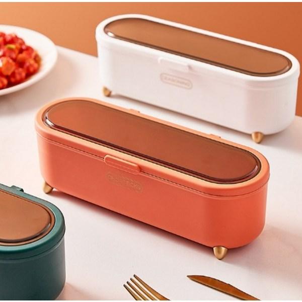 Goods Tix Dishwashing Cutlery Storage Cutlery Container, White, 1 Piece, Korean Popular Tableware