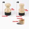 Sponge Cutting Board Wax Applicator With Wooden Base Oil Applicator For Kitchen Maintenances Cutting Board