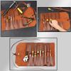 PU Roll Portable Pouch Tool Bag Wrench Tool Foldable Spanner Hammer Camping Pocket Storage Bag Tool Accessories
