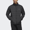 Adidas 3-in-1 Down Jacket with Detachable Hood and Multiple Pockets Men Outerwear Black GP2916