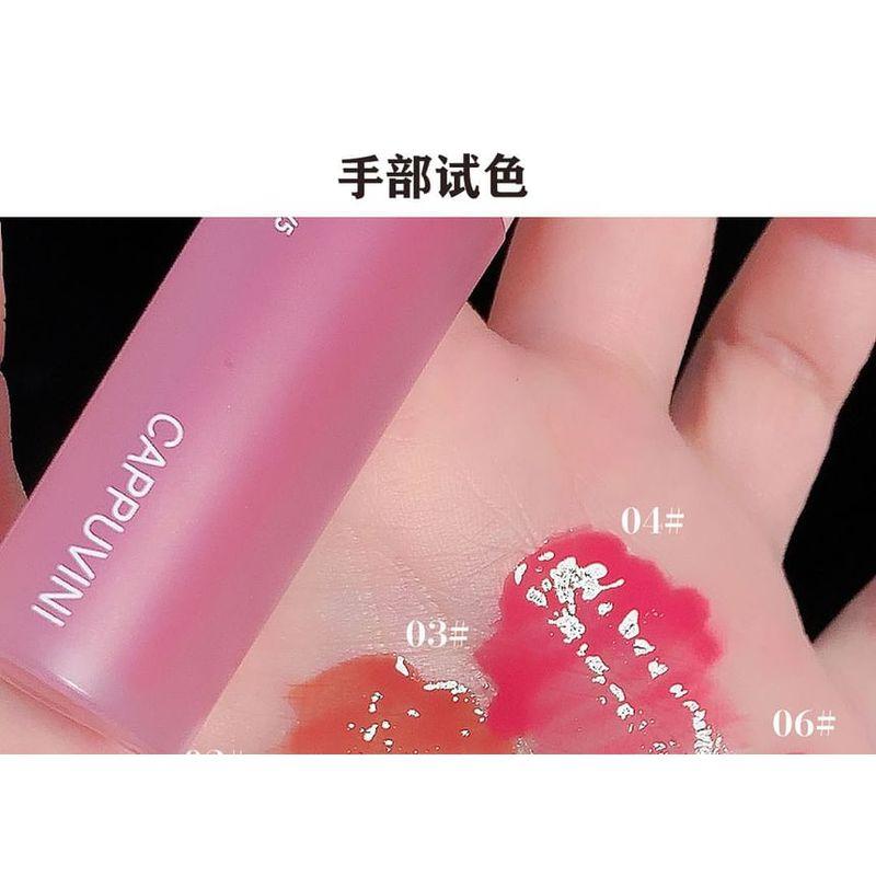 Cappuvini - Love Heart Mirror Lip Gloss - 6 Colors