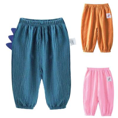 Children's Summer Lightweight Mosquito-Proof Cotton Pants