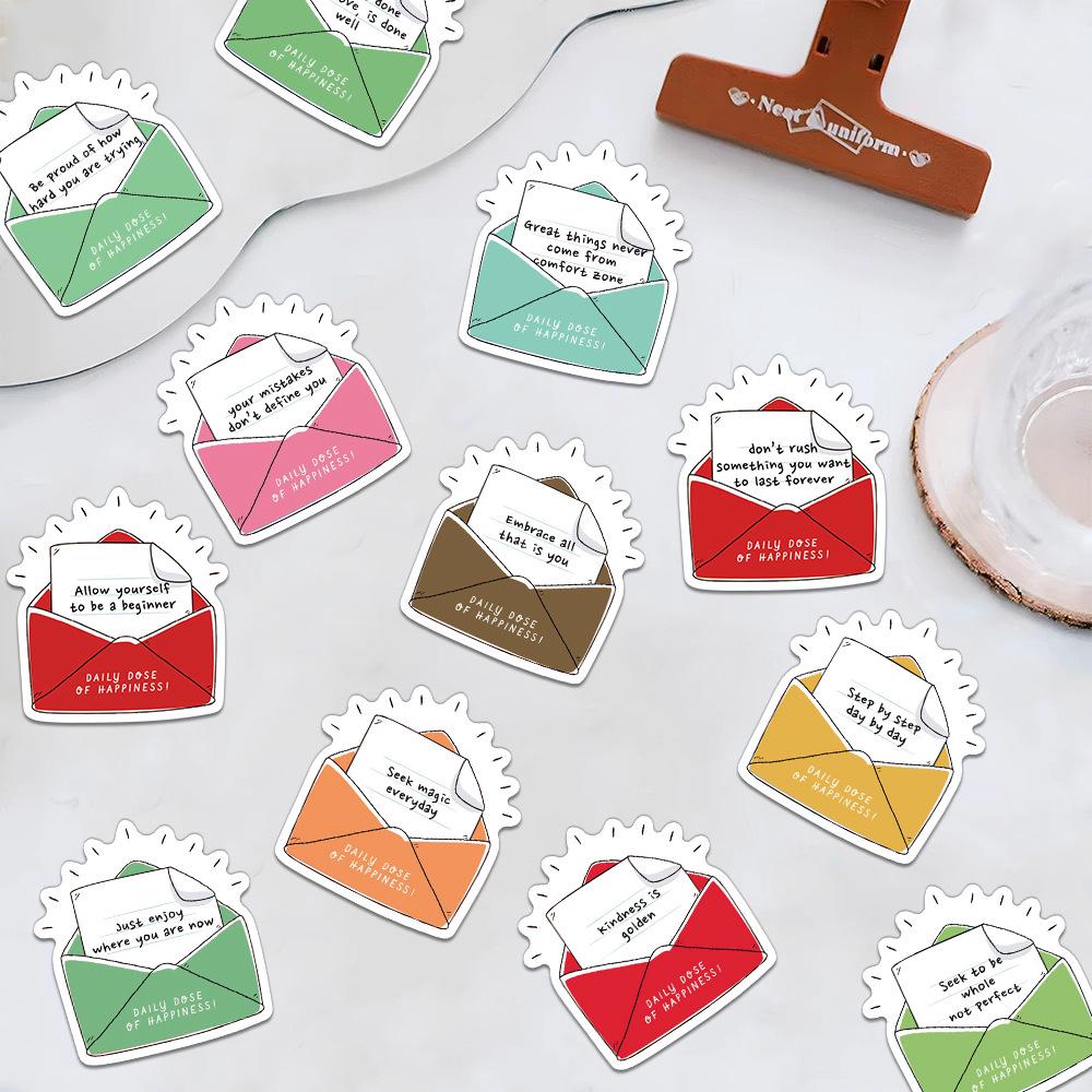 50 Creative Happy Day Journal Stickers Set