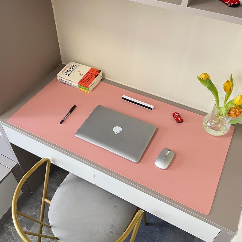 Waterproof Large Leather Mouse Pad – Customizable and Embossable for Office or Writing Desk