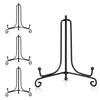 Artliving Plate Stands for Display, 4 Inch Black Iron Easel Plate Display Photo Holder Stand, Displays Picture Frames, Decorative Plates