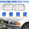 For BMW E46 4 Door Pre-facelift 1998 1999 2000 2001 Chrome Car Front Bumper Grille Kidney Racing Grill Grilles 51138208489