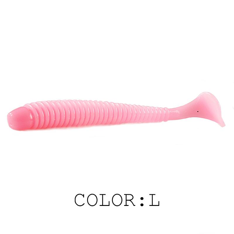 2025 HOT Impact Ring Shad Fishing Lure Soft 63mm 80mm 97mm Plastics Baits Swimbait Jigging LureBait perch Lures