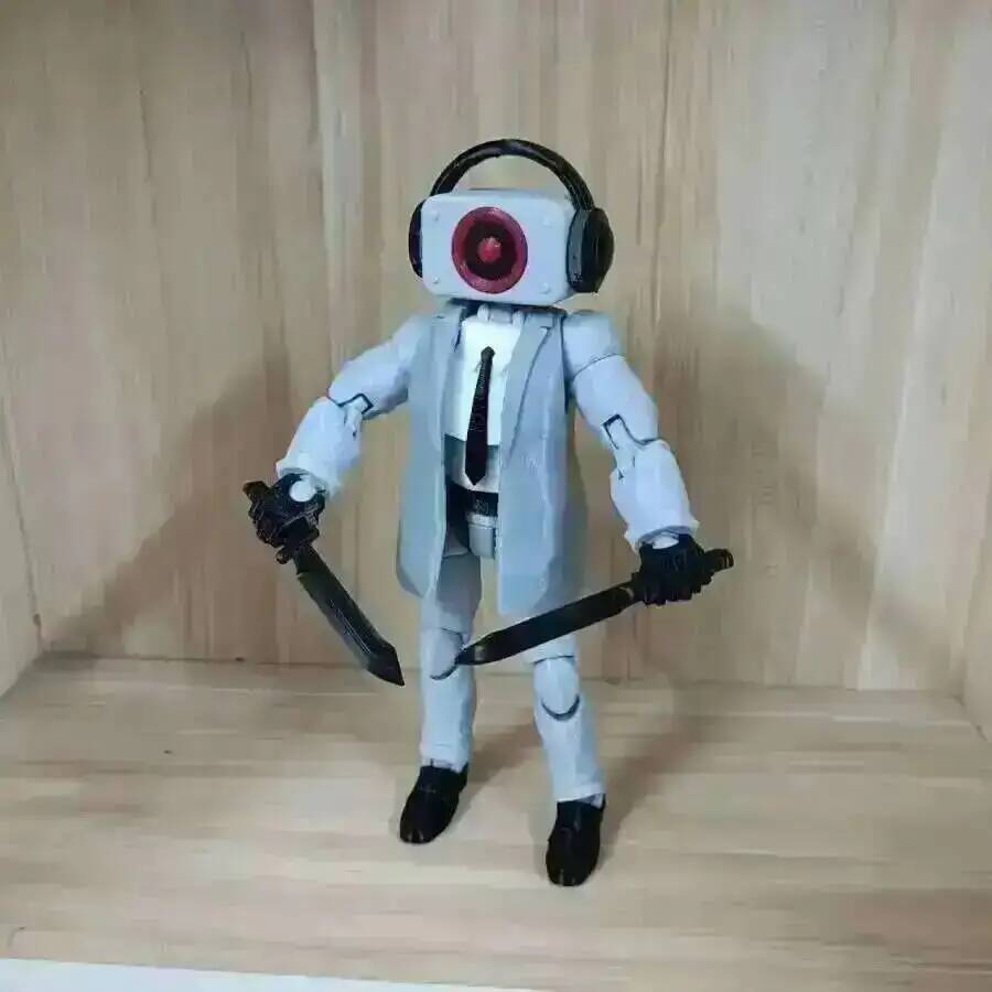 Skibidi Toilet Giocattolo Articolato 3D Skibidi Toilet Manichino 13 Drillman Figura Drill Man Figura Articolata Skibidi Toilet Giocattolo TV Man