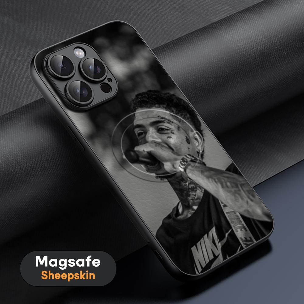 Mc-KevinSN Rap Pula-CatraCS Phone Case For iPhone 17 16 15 14 13 12 11 Plus Pro Max High-end Luxury Magsafe Sheepskin