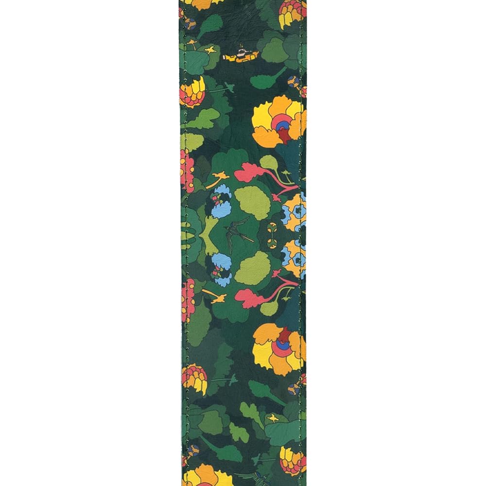 D'Addario Guitar Strap The Beatles Yellow Submarine 55th Anniversary Strap Collection Vinyl Pepperland Woods 25BYS03 [Domestic Genuine Product]