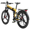 Foldable electric bicycle LANKELEISI XT750 Sport ,500W motor, a 48V 12.8Ah battery, a top speed of 35 km/h, a range of 110km, and 26*2.35 inch tires.