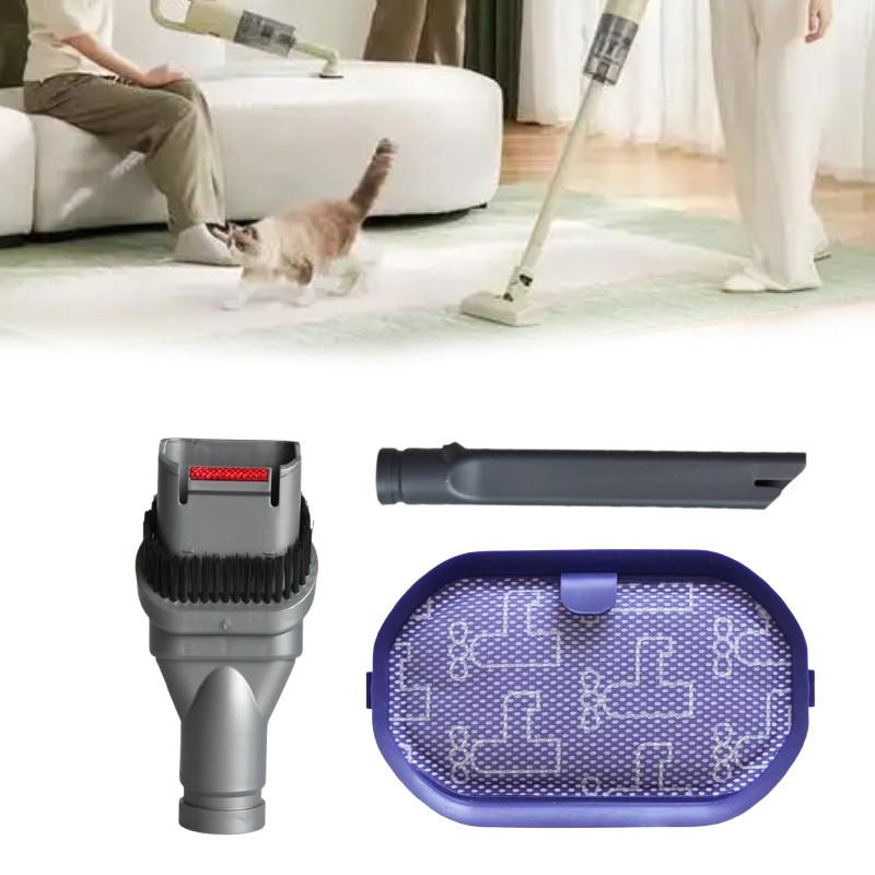 1 2 In Brush Head Crevice Tool Filter Kit For Vacuum Cleaner Dyson Dc31 Durable